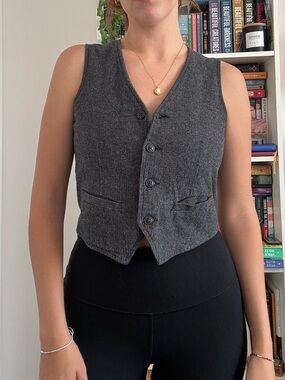 Children’s Place Charcoal Gray Tailored Vest